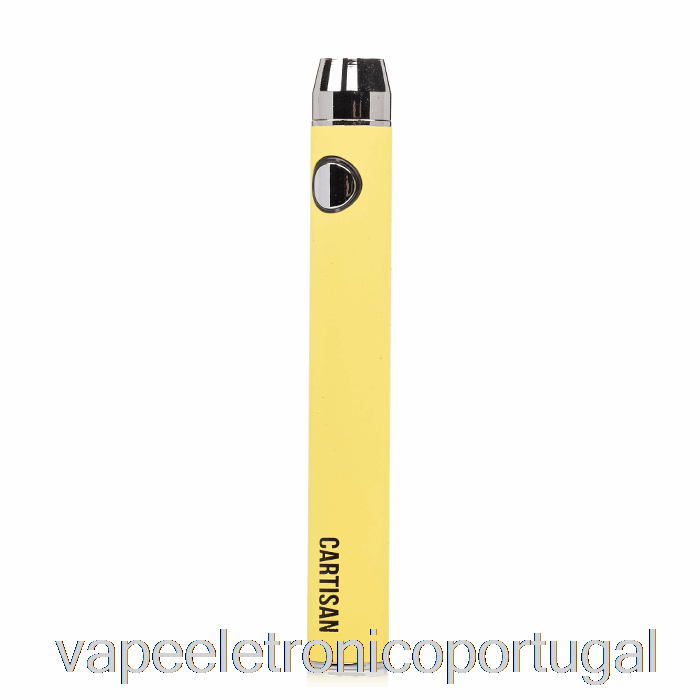 Vape Eletrônico Cartisan Botão Vv 900 Dual Charge 510 Bateria [micro] Amarelo